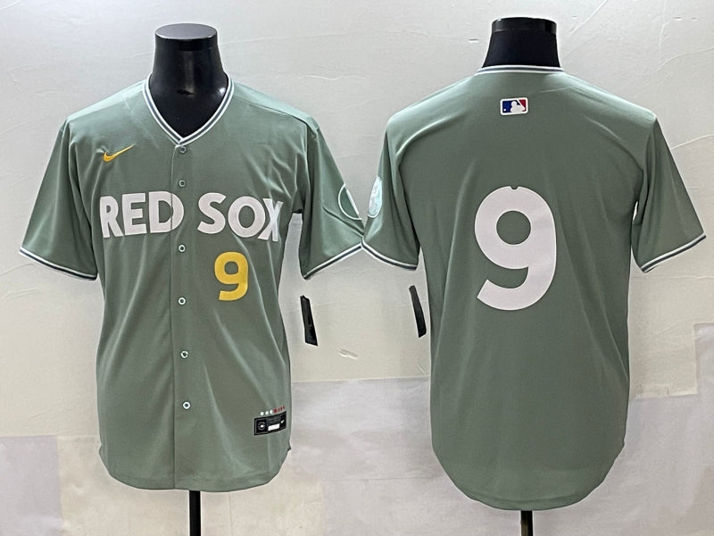 Men’s Boston Red Sox Ted Williams #9 Gray 2025 City Connect Limited Jersey