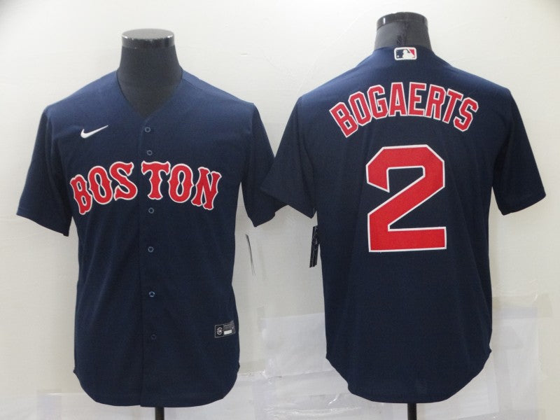 Men’s Boston Red Sox Xander Bogaerts #2 Navy Baseball Jersey