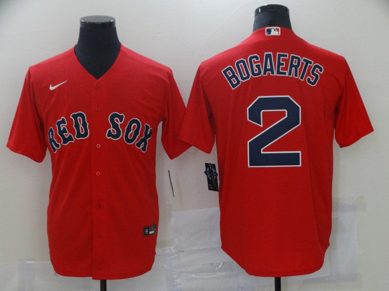 Men’s Boston Red Sox Xander Bogaerts #2 Red Baseball Jersey