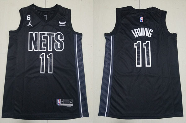 Men’s Brooklyn Nets #11 Kyrie Irving Nike Black 2022-23 Statement Edition Swingman Jersey