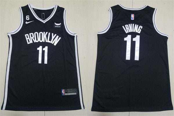 Men’s Brooklyn Nets #11 Kyrie Irving Nike Black Icon Edition Player Jersey