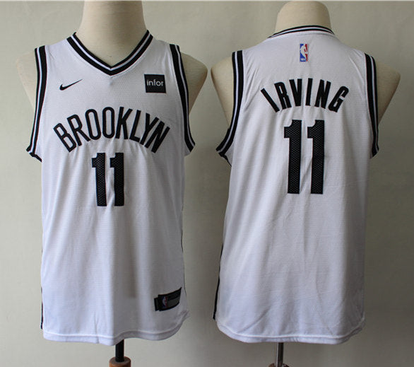 Men’s Brooklyn Nets #11 Kyrie Irving Nike White Association Edition Player Jersey