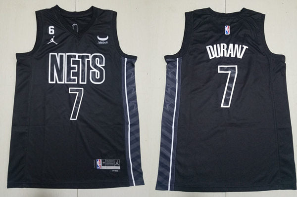 Men’s Brooklyn Nets #7 Kevin Durant Black 2022-23 Statement Edition Swingman Jersey
