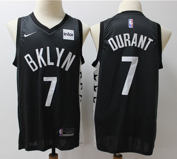 Men’s Brooklyn Nets #7 Kevin Durant Nike Charcoal Statement Edition Player Jersey