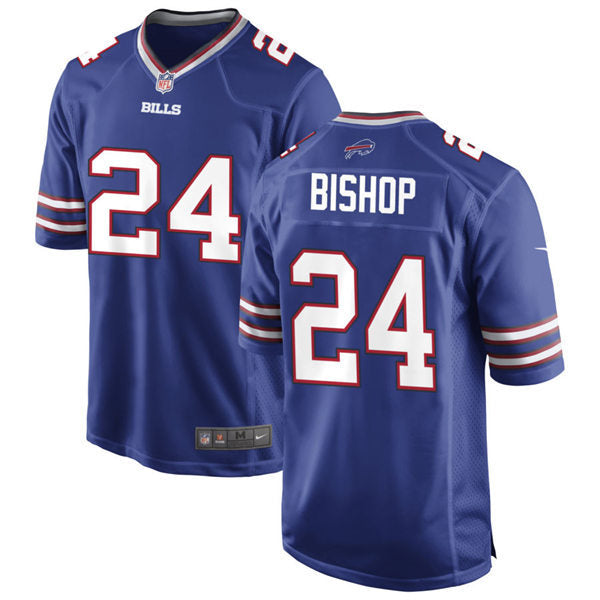 Mens Buffalo Bills #24 Cole Bishop Nike Royal Vapor F.U.S.E. Limited Jersey(3)