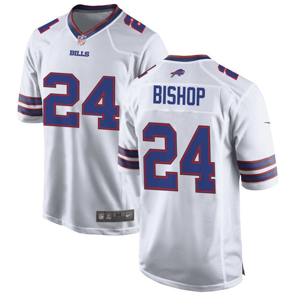 Mens Buffalo Bills #24 Cole Bishop Nike White Vapor F.U.S.E. Limited Jersey