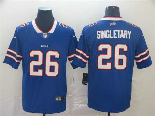 Men’s Buffalo Bills #26 Devin Singletary Nike Royal Player Game Football Jersey