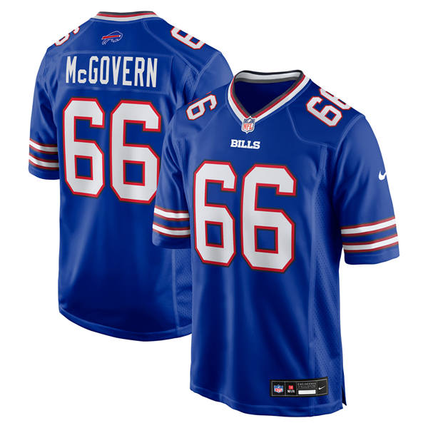 Mens Buffalo Bills #66 Connor McGovern Nike Royal Vapor F.U.S.E. Limited Jersey