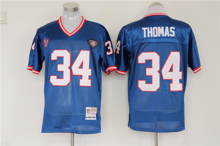 Men’s Buffalo Bills Thurman Thomas Mitchell & Ness Blue Legacy Jersey