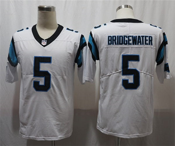 Men’s Carolina Panthers #5 Teddy Bridgewater White Nike Vapor Untouchable Football Jersey