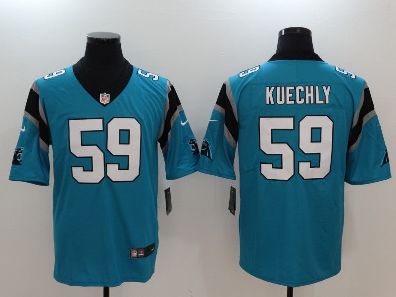 Men’s Carolina Panthers Luke Kuechly #59 Blue Jersey