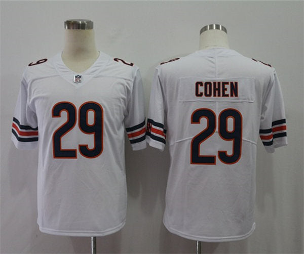 Men’s Chicago Bears #29 Tarik Cohen Nike White Vapor Limited Footbll Jersey