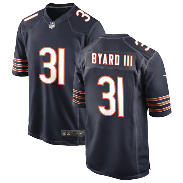 Mens Chicago Bears #31 Kevin Byard III Nike Navy Vapor Untouchable Limited Jersey