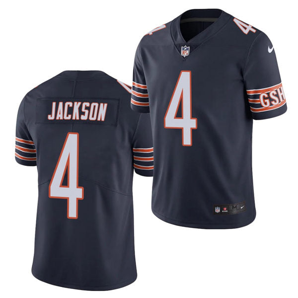 Men’s Chicago Bears #4 Eddie Jackson Nike Navy Vapor Limited Jersey