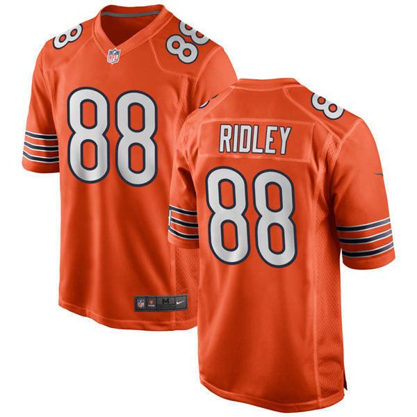 Men’s Chicago Bears #88 Riley Ridley Nike Orange Vapor Limited Jersey