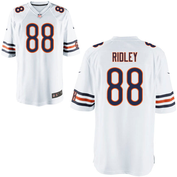 Men’s Chicago Bears #88 Riley Ridley Nike White Vapor Limited Jersey