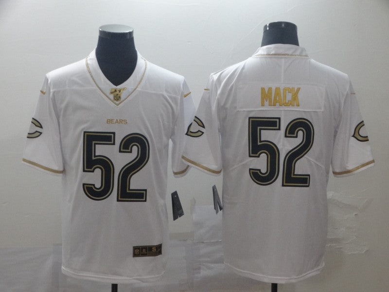 Men’s Chicago Bears Khalil Mack #52 White Jersey