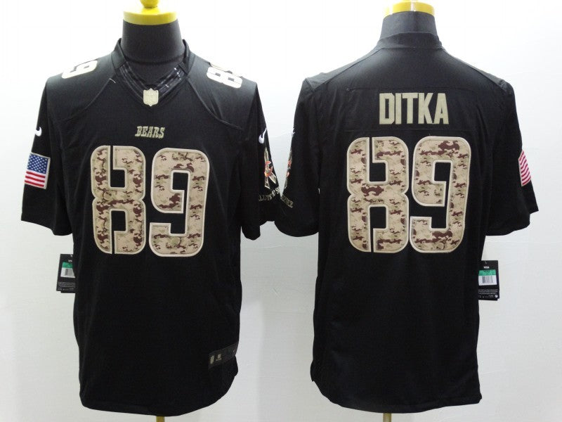 Men’s Chicago Bears Mike Ditka #89 Black Jersey