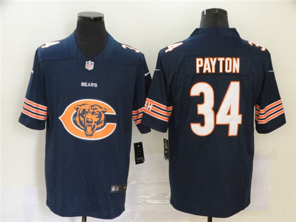 Men’s Chicago Bears Retired Player #34 Walter Payton Nike Navy Team Icon Jersey