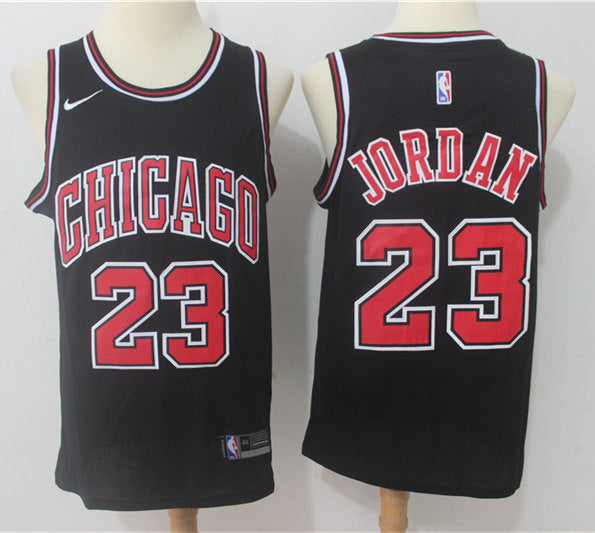 Men’s Chicago Bulls #23 Michael Jordan 2020-21 Nike Black Statement Edition Jersey