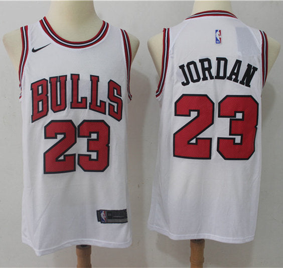 Men’s Chicago Bulls #23 Michael Jordan 2020-21 Nike White Association Jersey