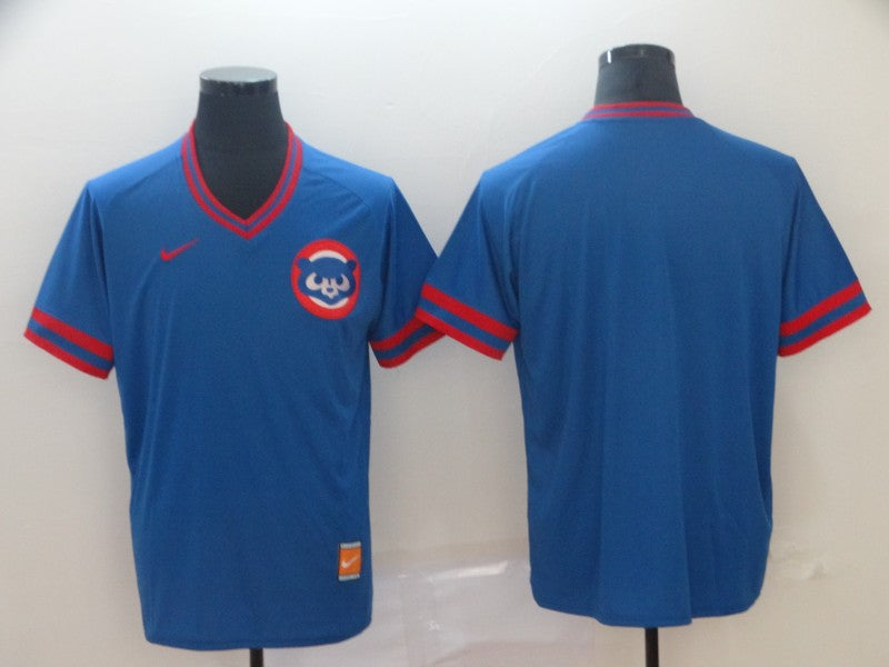 Men’s Chicago Cubs Blue Blank Team Jersey