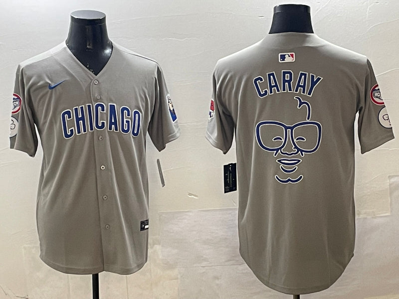 Men’s Chicago Cubs Harry Caray Gray Jersey