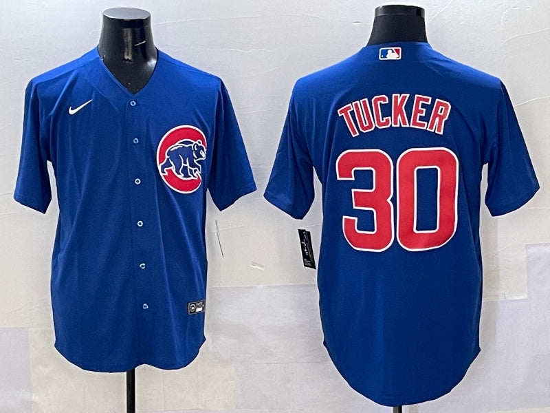 Men’s Chicago Cubs Kyle Tucker #30 Royal Limited Jersey