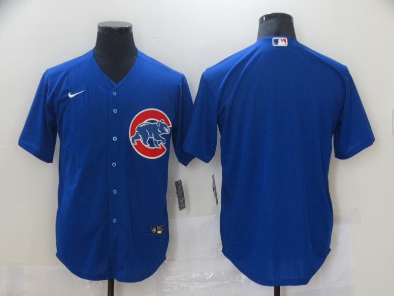 Men’s Chicago Cubs Royal Alternate Team Blank Jersey