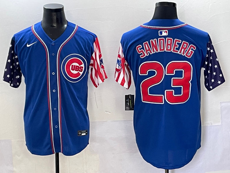 Men’s Chicago Cubs Ryne Sandberg #23 Royal Alternate Limited Jersey