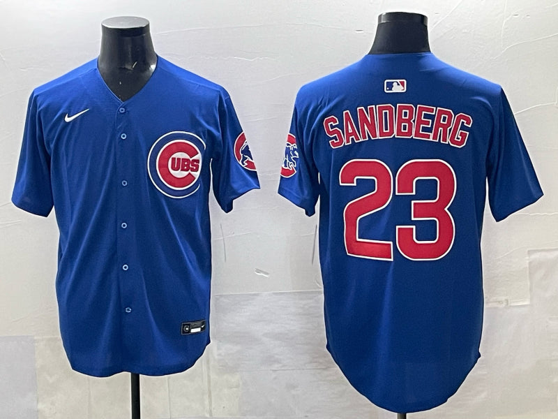 Men’s Chicago Cubs Ryne Sandberg #23 Royal Limited Jersey