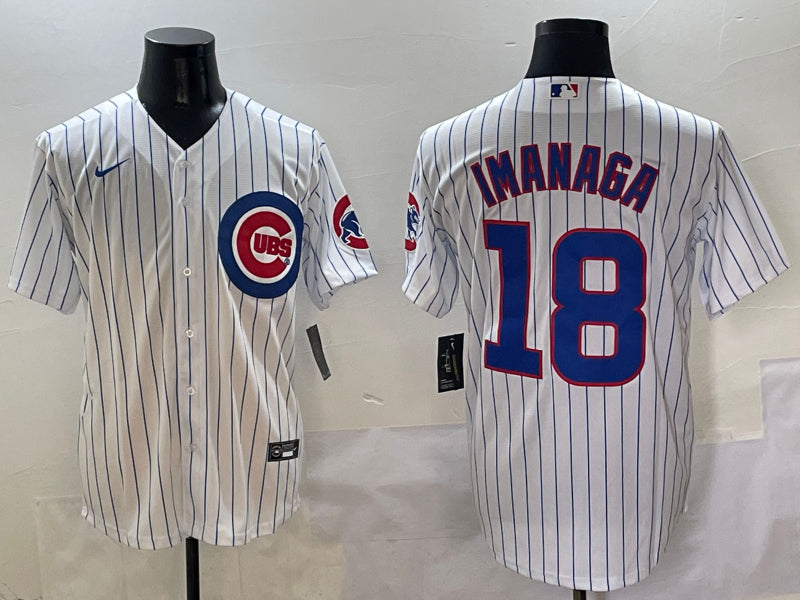 Men’s Chicago Cubs Shota Imanaga #18 White Home Jersey