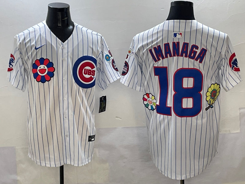 Men’s Chicago Cubs Shota Imanaga #18 White Jersey