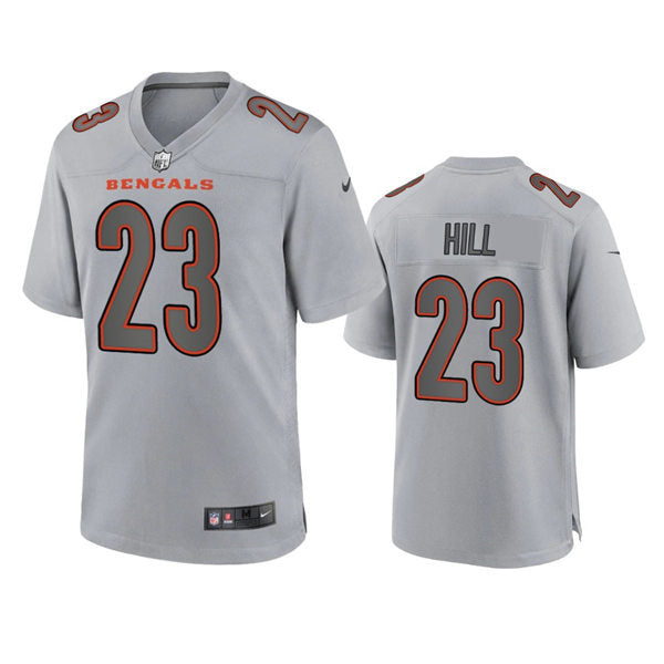 Men’s Cincinnati Bengals #23 Daxton Hill Nike Atmosphere Fashion Game Jersey – Gray