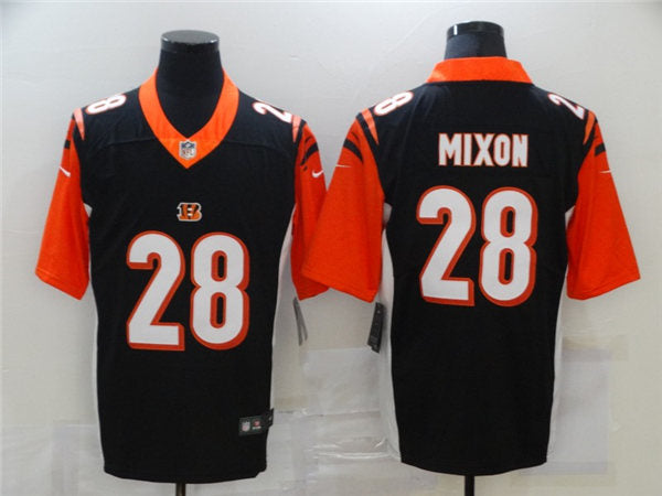 Men’s Cincinnati Bengals #28 Joe Mixon Nike Black Vapor Limited Jersey