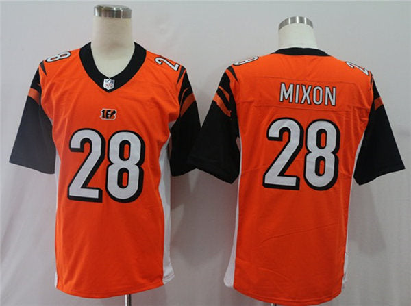 Men’s Cincinnati Bengals #28 Joe Mixon Nike Previous Orange Player Jersey