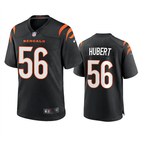 Men’s Cincinnati Bengals #56 Wyatt Hubert Nike Black Team Color Vapor Limited Jersey