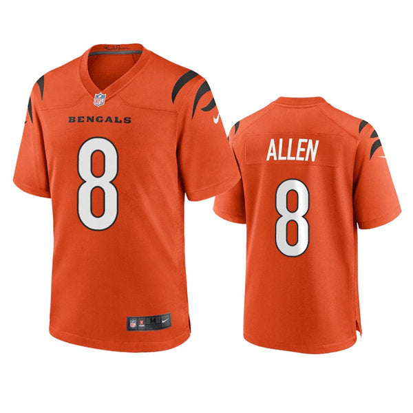 Men’s Cincinnati Bengals #8 Brandon Allen Nike Orange Alternate Vapor Limited Jersey