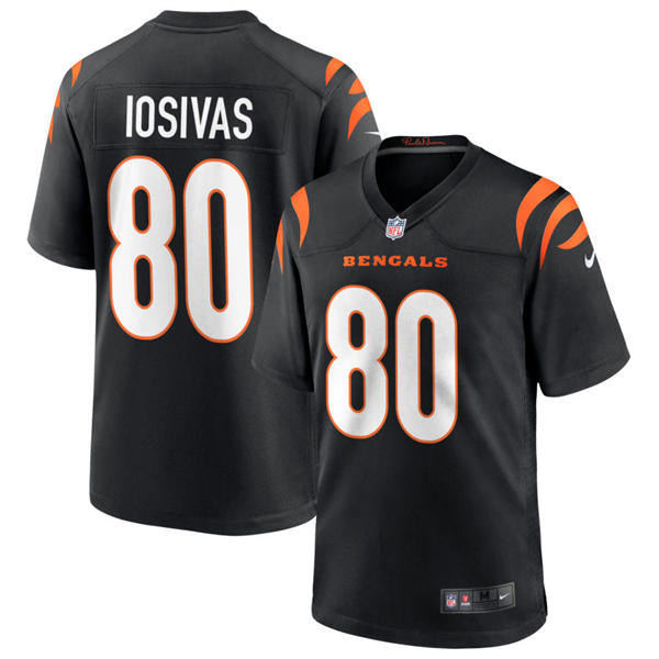 Men’s Cincinnati Bengals #80 Andrei Iosivas Nike Black Team Color Vapor F.U.S.E. Limited Jersey