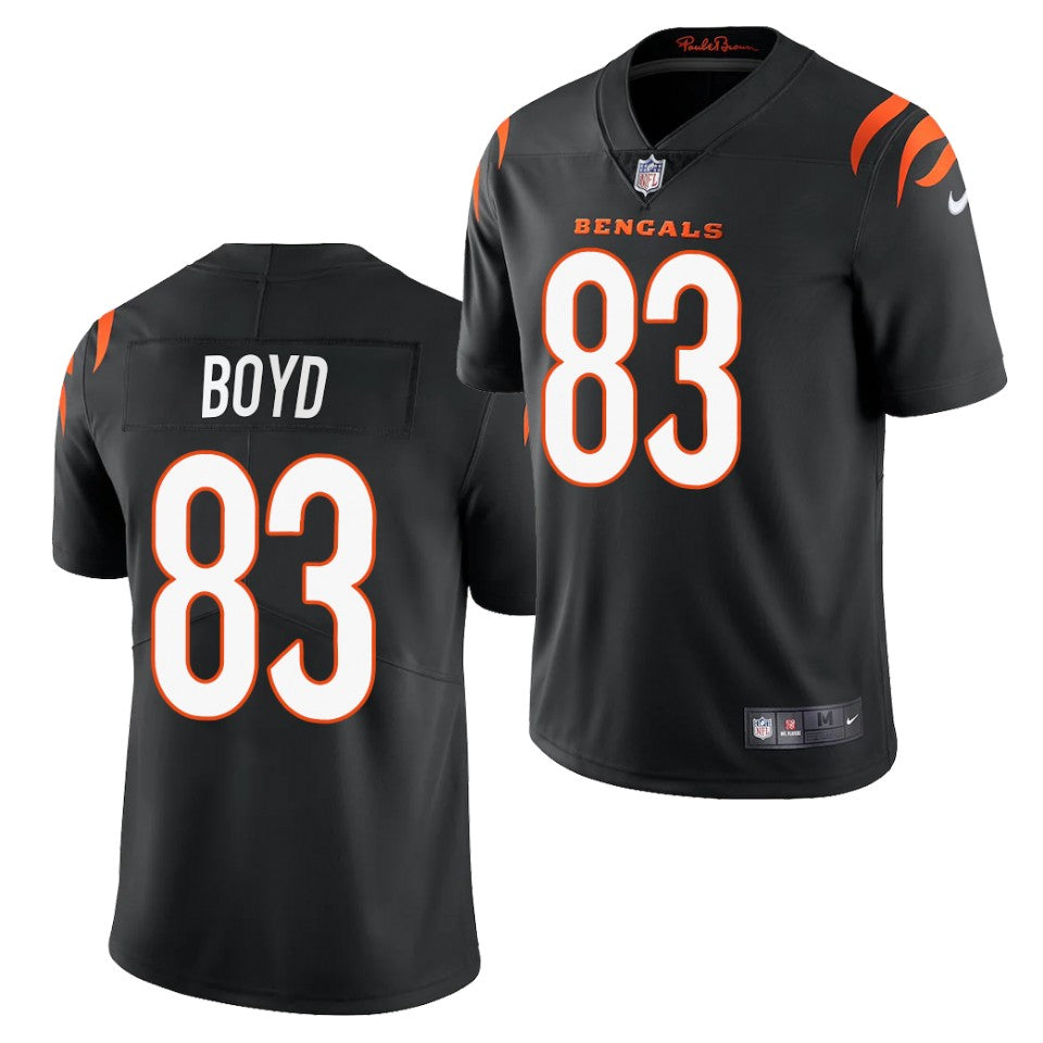 Men’s Cincinnati Bengals #83 Tyler Boyd 2021 Nike Black Vapor Limited Jersey
