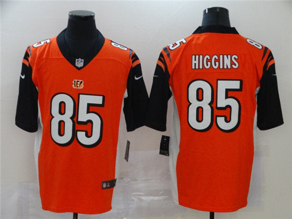 Men’s Cincinnati Bengals #85 Tee Higgins Nike Orange Vapor Untouchable Limited Player Jersey