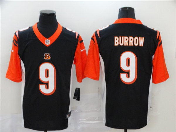 Men’s Cincinnati Bengals #9 Joe Burrow Nike Black Vapor Limited Jersey