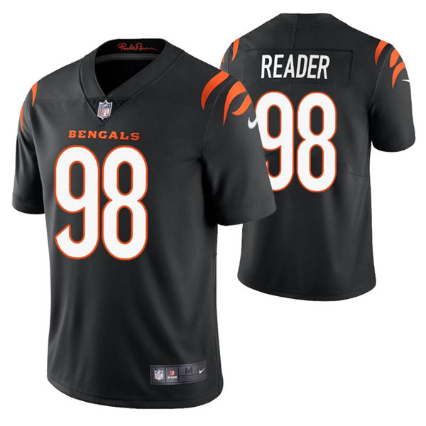 Men’s Cincinnati Bengals #98 D.J. Reader Nike Black Team Color Vapor Limited Jersey