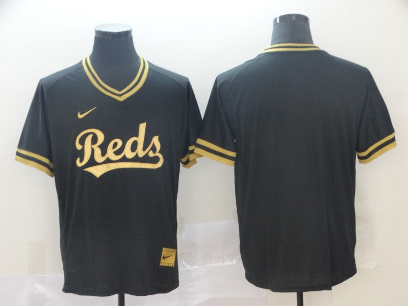 Men’s Cincinnati Reds Black Blank Jersey