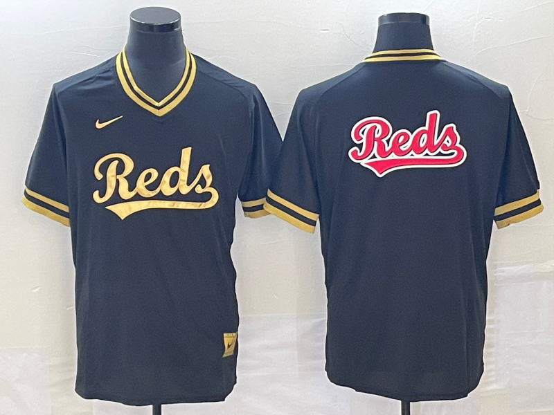 Men’s Cincinnati Reds Black Team Jersey