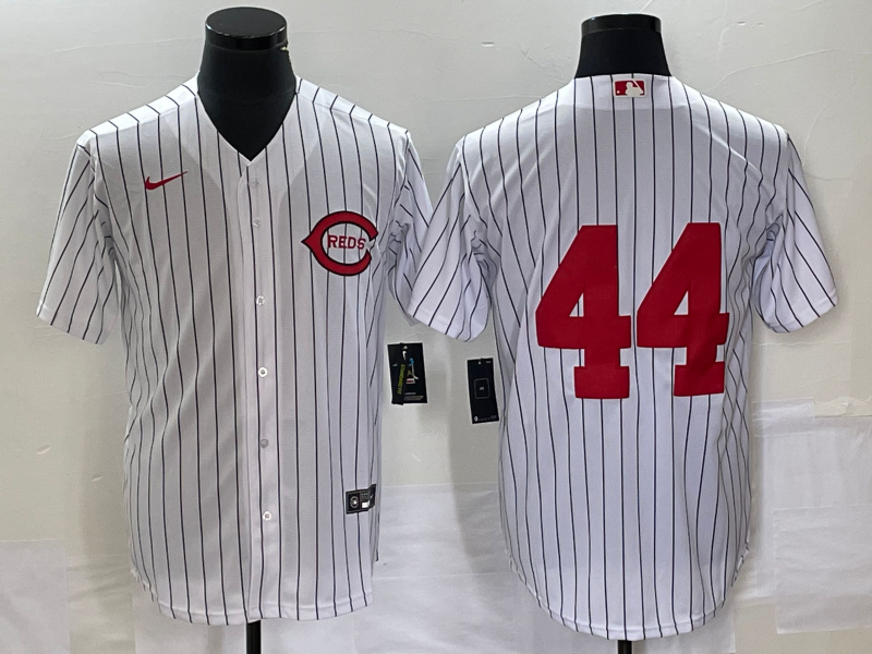 Men’s Cincinnati Reds Elly De La Cruz #44 White 2022 MLB at Field of Dreams Authentic Jersey