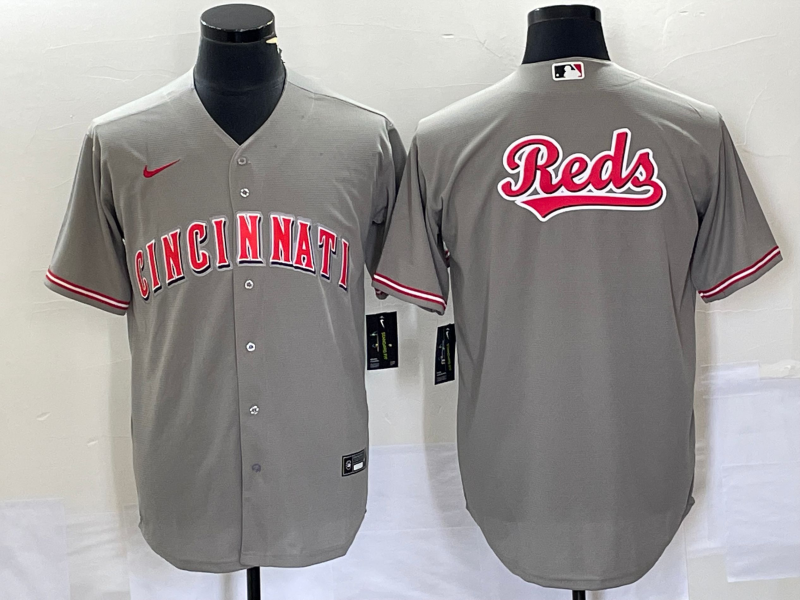 Men’s Cincinnati Reds Gray Team Jersey