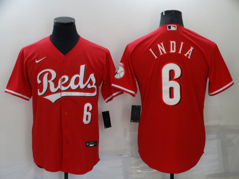 Men’s Cincinnati Reds Jonathan India #6 Red Baseball Jersey