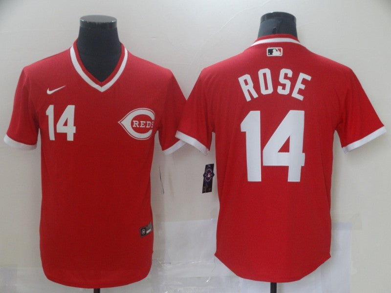 Men’s Cincinnati Reds Pete Rose #14 Red Jersey