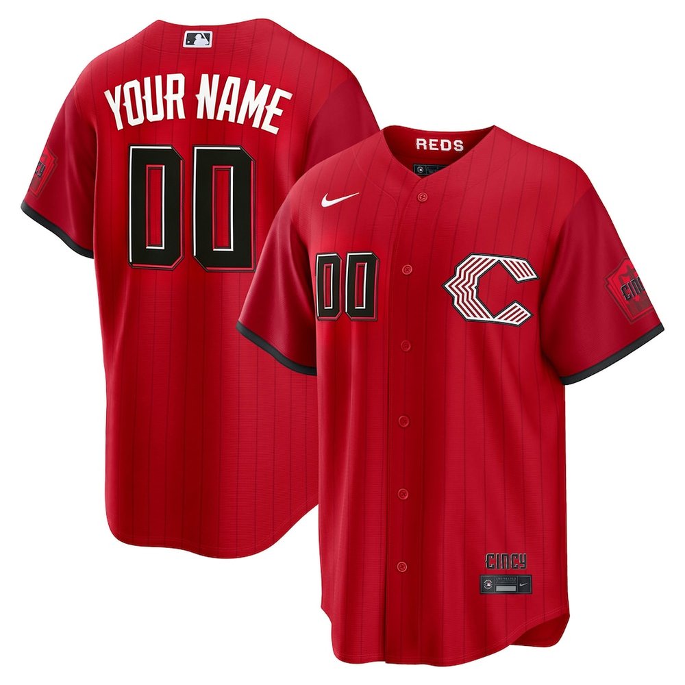 Men’s Cincinnati Reds Red 2026 City Connect Vapor Premier Limite Stitched Custom Jersey